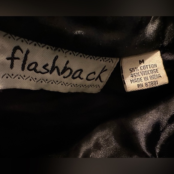 Flashback Embroidered Jacket Sz M Ombre Floral Cottage Vintage Art To Wear Boho - Picture 15 of 16